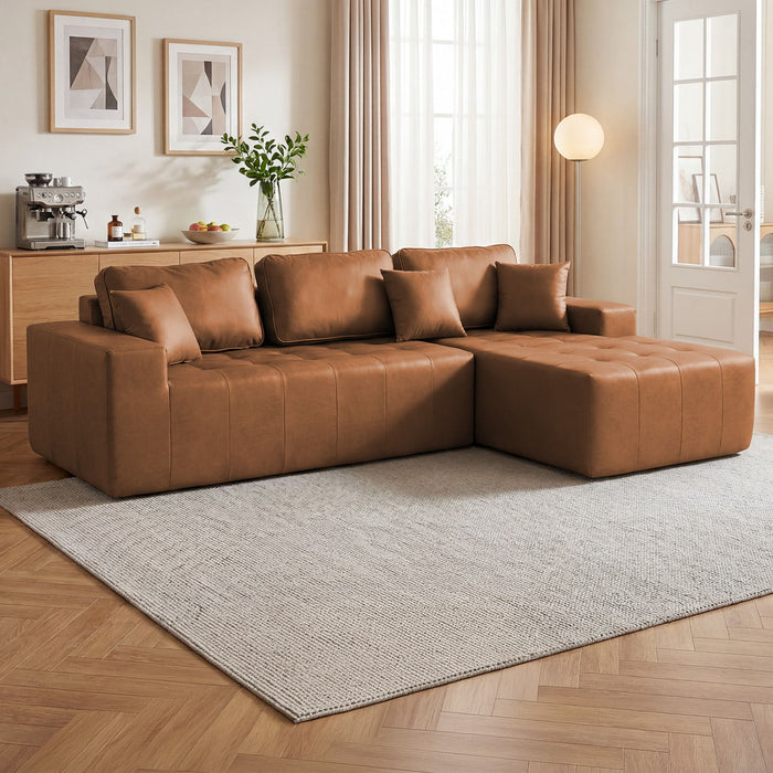 L - Shaped Corner Chaise Sofa Bed Home Essentials