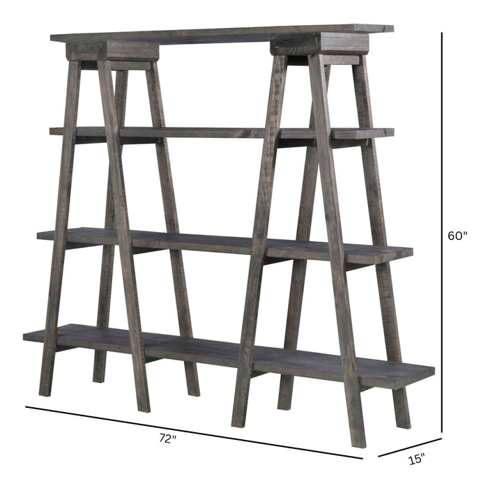 Sutton Place - Bookshelf - Weathered Charcoal Magnussen Furniture