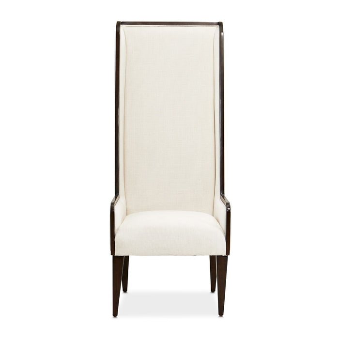 Belmont Place - Desk Chair - White / Dark Brown