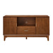 TV Stand With Drawer And Cabinets - Brown Home Essentials