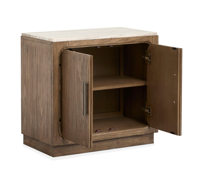 Westbourne - Door Nightstand - Dark Umber Magnussen Furniture