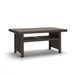 Mesa Valley - Rectangular Multi-Use Table With Umbrella Option - Dark Brown Signature Design by Ashley®