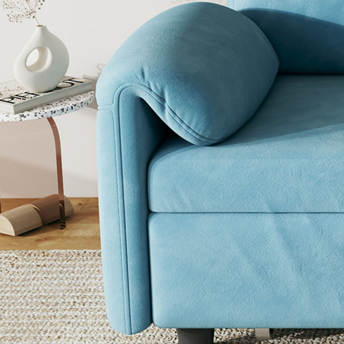 Sofa, Dual Purpose Lounge With Retractable Queen Size Bed Home Essentials