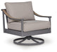 Ocean Beach - Swivel Lounge With Cushion - Gray Signature Design by Ashley®