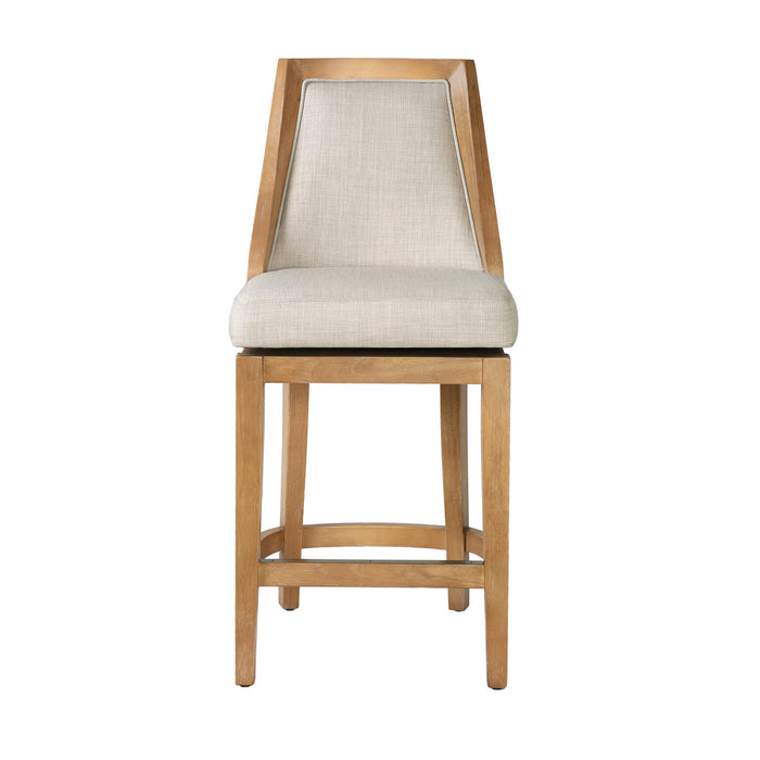 Swivel Counter Stool - Honey Oak New Ridge Home