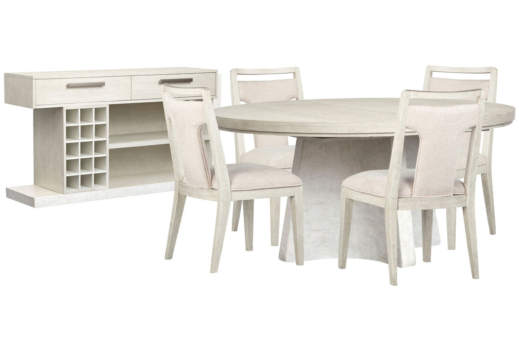Lorelei - Extendable 54" Round Dining Table Set Magnussen Furniture
