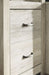 Bellaby - Entertainment Center - TV Stand With Faux Firebrick Fireplace Insert - Whitewash Signature Design by Ashley®