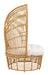 La Jolla - Accent Chair - White / Light Brown Zuo Modern