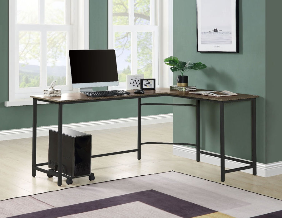 Bambina - Computer Desk - Oak & Black ACME