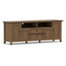 Amherst - Wide TV Media Stand - Rustic Natural Aged Brown Simpli-Home