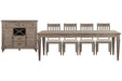 Lancaster - 6 Piece Extendable Rectangular Dining Table Set Magnussen Furniture