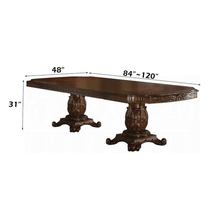 Vendome - Dining Table w/Double Pedestal ACME