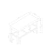 Marcello - Bar Bench - Brown Global Furniture USA