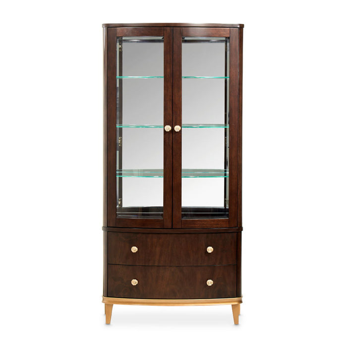 Camellia Field - Display Cabinet - Dark Brown