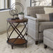 Pinebrook - Round Accent Table - Distressed Natural Pine Magnussen Furniture