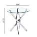 Round Table With Angular Slanted Legs Home Essentials