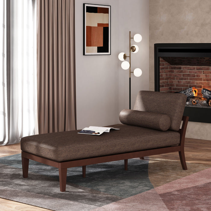 Chaise Lounge - Brown - Waterproof Fabric