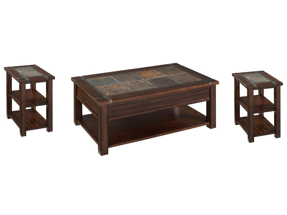 Roanoke - Rectangular Lift Top Cocktail Table Set Magnussen Furniture