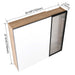 Wall Mounted Bathroom Cabinet & Adjustable Shelves - Imitative Oak Home Essentials