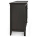Amherst - Wide 3 Door Storage Cabinet - Hickory Brown Simpli-Home
