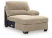 SimpleJoy - RAF Corner Chaise - Sand Signature Design by Ashley®