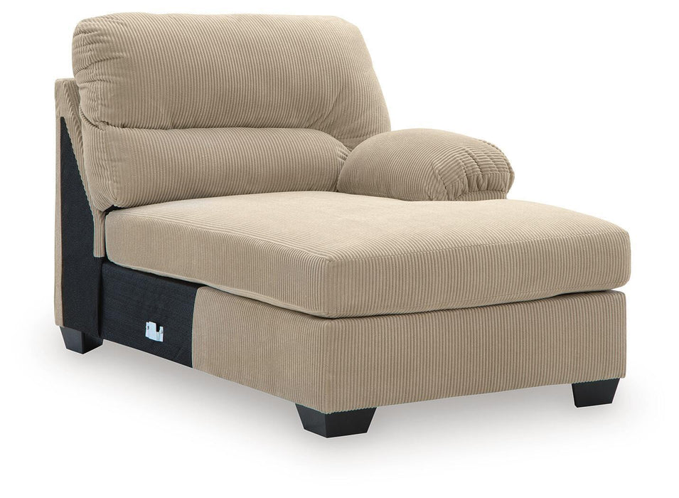 SimpleJoy - RAF Corner Chaise - Sand Signature Design by Ashley®