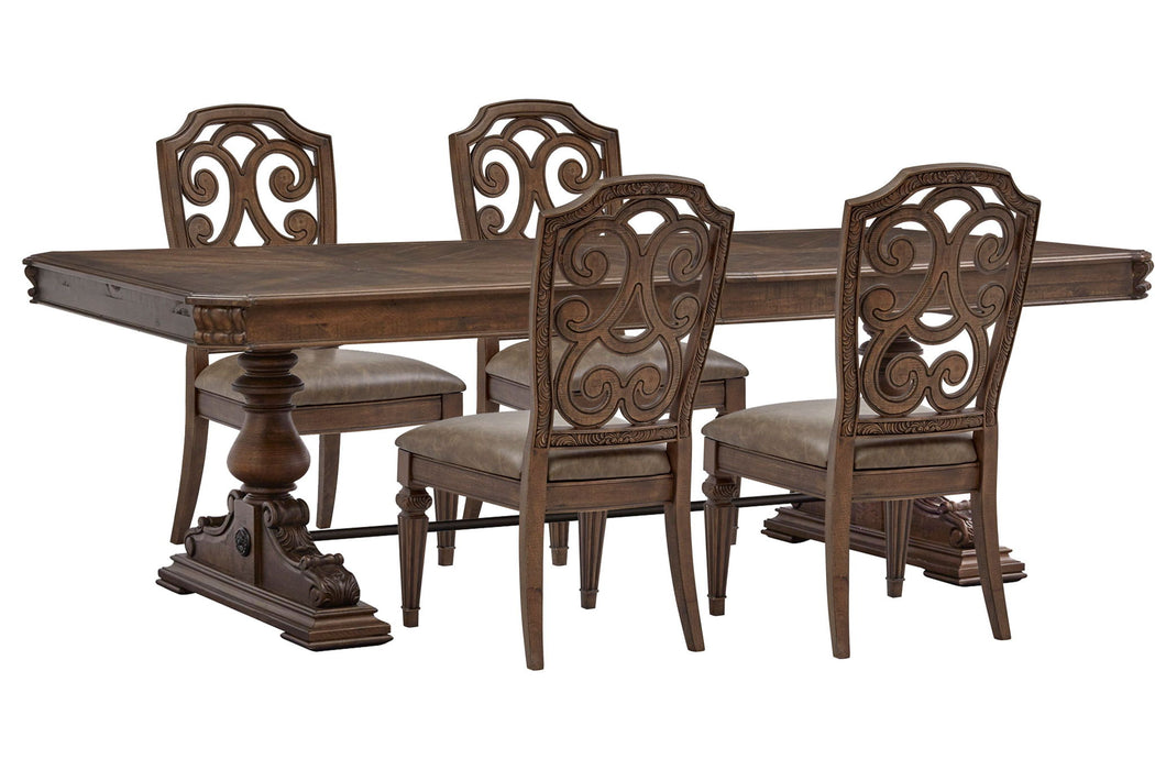 Durango - Extendable Trestle Dining Table Set Magnussen Furniture
