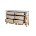 Gorsedd - Dresser With Marble Top - Marble Top & Golden Ivory ACME