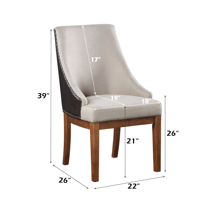 Gilsea - Side Chair (Set of 2) - Brown Acme