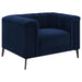 Darci - Accent Armchair With Seating And Tapered Legs - Blue Furniture Max