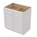 Shaker Base Cabinet With Soft Closing Drawer Double Door And Adjustable Shelf - White Home Essentials