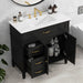 Bathroom Vanity With Sink, 2 Doors 2 Drawers, Freestanding Design Noble House