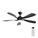 52" Ceiling Fan With 3 Color Dimmable LED Light, 5 Blades, Remote Control, Reversible DC Motor Daily Nest