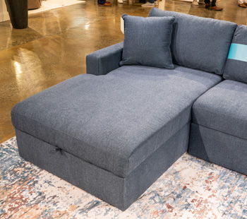 Modmax - LAF Corner Chaise With Storage - Ink