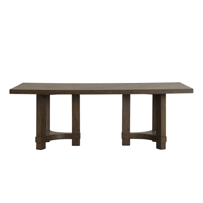 Cityscape - Rectangle Dining Table Base - Walnut