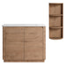 Freestanding Bathroom Vanity With Sink, 2 Soft Close Doors & Storage Rack Home Essentials