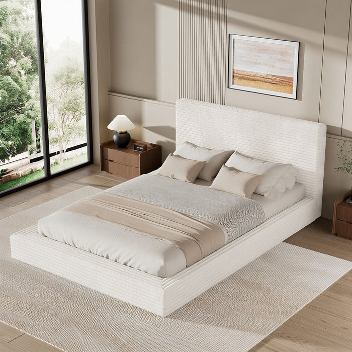 Airframe - Upholstered Bed Frame, Cloud Soft Headboard Home Essentials