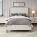 Upholstered Bed & High Headboard Design Home Essentials