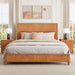 Platform Bed Frame With Tall Headboard Home Essentials