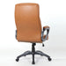 Executive Office High Back Ergonomic Desk Chair, Height Adjustable With Padded Armrest & 5 Point Base - Antique Brown Home Essentials