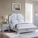Elegant Bed With Built In Footboard Bench, USB Home Essentials