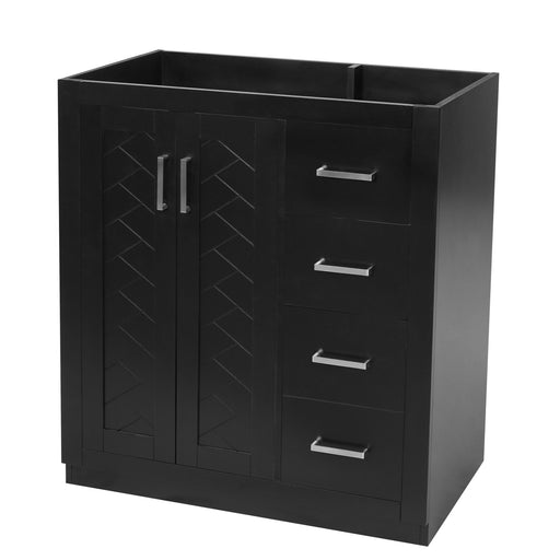 Retro Style Bathroom Vanity With 3 Drawers & Soft-Closing Doors Hearth and Haven
