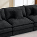 Modular L-Shaped Sectional Sofa With Movable Ottoman Home Essentials