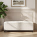 Upholstered Storage Ottoman Bench Noble House