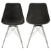 Padded Dining Chair (Set of 2) - Black Furniture Max