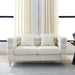 Oversized 2 Seater Sectional Sofa With Deep Seating And 2 Pillows Home Essentials