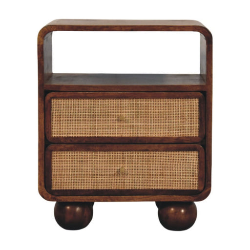Larissa - 2 Drawer Nightstand - Brown Artisan Furniture