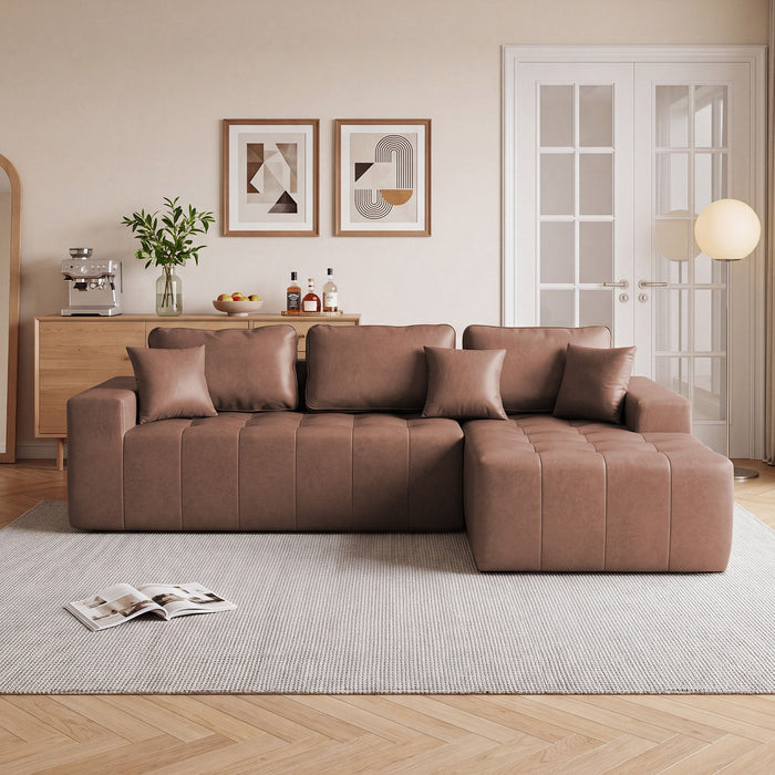 L - Shaped Corner Chaise Sofa Bed Home Essentials