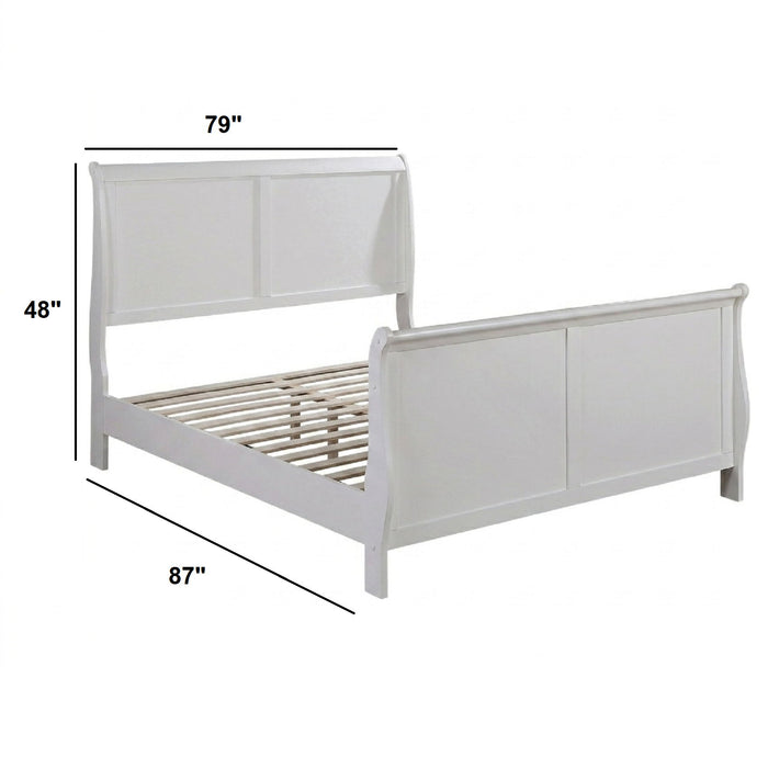 Sleigh Design Bed Home Essentials