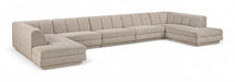 Modari - Sectional - Beige Meridian Furniture